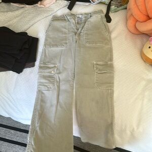 Zara girls green  cargo  size 11-12